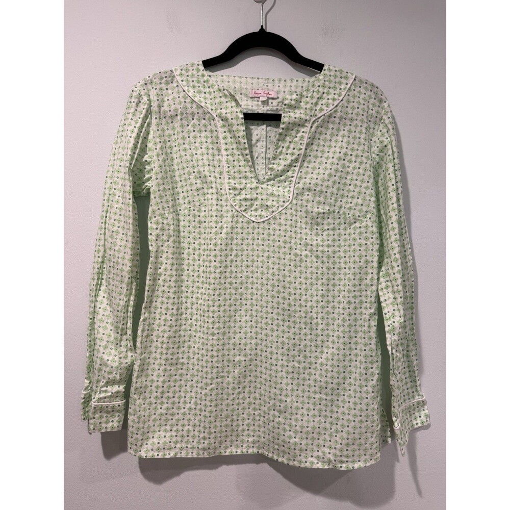 Kayce Hughes Top Womens 6 Lightweight Cottage Travel Prairie 100% Cotton Boho